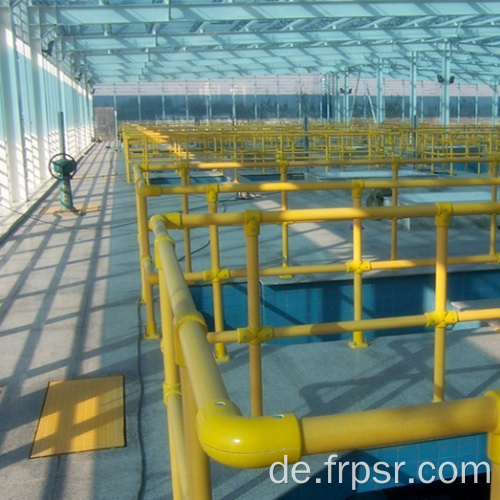 korrosionsbeständige Glasfaser-Fiberglas-FRP-Handläufe Schienenindustrie